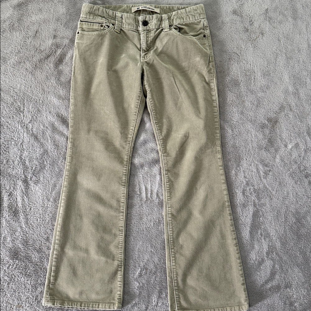 GAP Vintage Ultra Low Rise Corduroy Straight Pants Jeans Sz 10